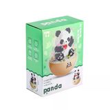Toyz Dükkanım P1276 Panlos Panda 574 Parça Blok Seti -Vagon Life Kız Erkek Çocuk Oyuncak Eğitici Oyuncaklar