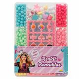 Toyz Dükkanım Pretty Pinky Renkli Boncuklar Seti Kız Erkek Çocuk Oyuncak Eğitici Oyuncaklar