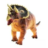 Toyz Dükkanım Yumuşak Plastik Dinozor Figür - Triceratops Kız Erkek Çocuk Oyuncak Eğitici Oyuncaklar