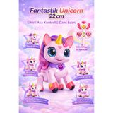 TOYZ PLAY Sihirli Asa Kontrollü Fantastik Unicorn 22 cm | Şarjlı Dans Eden Şarkı Söyleyen Interaktif Oyuncak