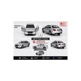 ToyzMarket mercedes E 400 Metal Araba 12 cm - Kişiye Özel Plakalı Mercedes Oyuncak Araba - Gri