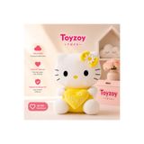 Toyzoy Toys Hello Kitty Sarı Kalpli Peluş Oyuncak, 35cm + Peluş Hediyelik
