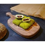Toz Fıstık Kaplı Çikolatalı Bohça Lokum 1 kg