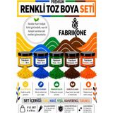 Toz Mum Boyası Seti 10 Cc 5'Li – Soya & Parafin Wax Için – Sarı, Mavi, Yeşil, Kahverengi, Turuncu Bkfab5srmykht10g