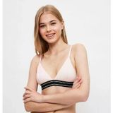 Toz Pembe Koton Bralet Ds200448br