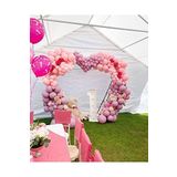 Toz Pembe ve Makaron Pembe Balon Seti 100 Adet