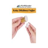 Toz Sim Gümüş Gri 2 Adet 7 Gr Tuzluklu Etkinlik Ders Okul Slime Dekorasyon Renkli Toz Sim Dekor Süsleme