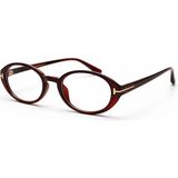 Toz Vintage Alderon Kahverengi Çerçeve Şeffaf Cam Optik Uyumlu Vintage Retro Gözlük