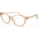 Toz Vintage Azire Bej Çerçeve Şeffaf Cam Optik Uyumlu Vintage Retro Gözlük - Bronz