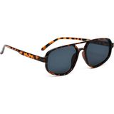 Toz Vintage Blink Leopar Desenli Siyah Cam Kemik Çerçeve Vintage Retro Unisex Güneş Gözlüğü - Yeni Üretim - Kahverengi