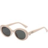 Toz Vintage Chip Unisex Retro Güneş Gözlüğü UV 400 Bej Kemik Çerçeve ile Şık Tasarım