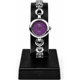 Toz Vintage Coneya Silver Mor Metal Zincir Bileklik Saat Minimal Kadın Vintage Retro Saat
