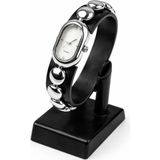 Toz Vintage Culvex Metal-Beyaz Bileklik Kordon Detaylı Kadın Vintage Retro Saat