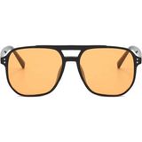 Toz Vintage Dark Retro Güneş Gözlüğü Unisex UV 400 Koruma Özellikli Turuncu Cam ve Çerçeve