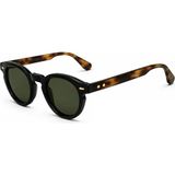 Toz Vintage Daverno Leopar Detaylı Vintage Retro Kemik Çerçeve Güneş Gözlüğü UV400