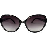 Toz Vintage Delvia Zebra Desenli Vintage & Retro Güneş Gözlüğü - Alaca Kahverengi