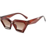 Toz Vintage Distort Vintage & Retro Güneş Gözlüğü - Kahverengi