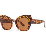 Toz Vintage Elarin Vintage & Retro Kedi Güneş Gözlüğü - Kahverengi
