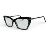 Toz Vintage Envaris Siyah Çerçeve Optik Uyumlu Vintage Retro Gözlük