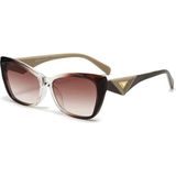 Toz Vintage Esyon Bej Kahverengi Retro Köşeli Kemik Kalın Sap Unisex UV400 Vintage Retro Güneş Gözlüğü