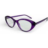 Toz Vintage Esyon Mor Çerçeve Optik Uyumlu Vintage Retro Gözlük