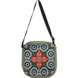 Toz Vintage Etnik Desenli Omuz Çantası - 35 x 35