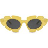 Toz Vintage Flower Vintage & Retro Güneş Gözlüğü - Sarı