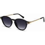 Toz Vintage Glavon Siyah Gold Detaylı Vintage Retro Kemik Çerçeve Güneş Gözlüğü