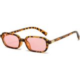 Toz Vintage Glinora Leopar Desenli Pembe Cam Vintage & Retro Unisex Güneş Gözlüğü