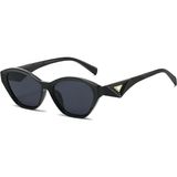 Toz Vintage Golara Siyah Retro Cat Eye Kemik UV400 Unisex Vintage Retro Güneş Gözlüğü