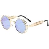 Toz Vintage Gold Renk Circle Vintage & Retro Güneş Gözlüğü - Sarı