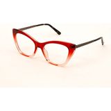 Toz Vintage Hamelin Optik Uyumlu Vintage Retro Gözlük - Kırmızı