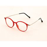 Toz Vintage Henrik Optik Uyumlu Vintage Retro Gözlük - Kırmızı