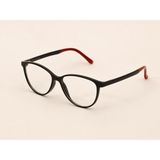 Toz Vintage Heron Optik Uyumlu Vintage Retro Gözlük - Kırmızı