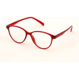 Toz Vintage Hildeon Optik Uyumlu Vintage Retro Gözlük - Kırmızı