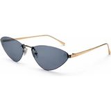 Toz Vintage Narmin Siyah Gold Kedi Gözü Kahverengi Cam Unisex UV400 Vintage Retro Güneş Gözlüğü