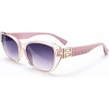 Toz Vintage Omenar Pembe Sap Bal Retro Kare Kemik Unisex UV400 Vintage Retro Güneş Gözlüğü