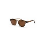 Toz Vintage Palvero Leopar Desenli Kahverengi Kemik Çerçeve Kahverengi Cam Vintage Retro Unisex Güneş Gözlüğü
