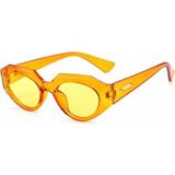 Toz Vintage Particular Turuncu Vintage Retro Unisex Kedi Güneş Gözlüğü - Sarı