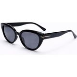Toz Vintage Ralset Siyah Retro Kedi Gözü Kemik Unisex UV400 Vintage Retro Güneş Gözlüğü