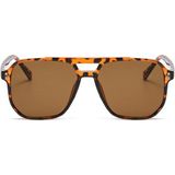 Toz Vintage Retro Güneş Gözlüğü Unisex Leopar Çerçeve ile UV 400 Koruma ve Hafif Tasarım Özellikleri