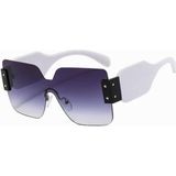 Toz Vintage Rimless Vintage & Retro Güneş Gözlüğü - Beyaz
