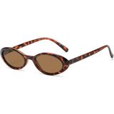 Toz Vintage Slim Retro Güneş Gözlüğü UV 400 Filtreli Alaca Kahverengi Cam ve Kemik Çerçeve