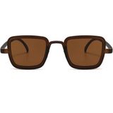 Toz Vintage Square Vintage & Retro Güneş Gözlüğü - Kahverengi