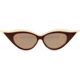 Toz Vintage Teeny Vintage & Retro Güneş Gözlüğü - Kahverengi
