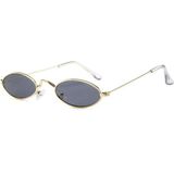 Toz Vintage Tuvi Siyah Uzun Round Vintage&retro Güneş Gözlüğü - Gold - Siyah