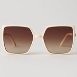 Toz Vintage Zalara Polarize Cam Vintage & Retro Unisex Güneş Gözlüğü - Bej
