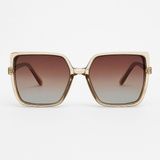 Toz Vintage Zalara Polarize Cam Vintage & Retro Unisex Güneş Gözlüğü - Kahverengi