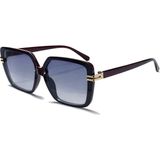 Toz Vintage Zanirae Bordo Çerçeve Polarize Cam Vintage & Retro Unisex Güneş Gözlüğü