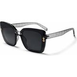 Toz Vintage Zaviel Gri Renk Polarize Cam Vintage & Retro Unisex Güneş Gözlüğü